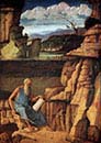 Saint Jerome Reading in the Countryside two